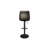 CHABLIS, tabouret de bar hauteur 89-110 cm - simili cuir - hauteur réglable - 2 coloris