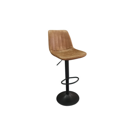 CHABLIS, tabouret de bar hauteur 89-110 cm - simili cuir - hauteur réglable - 2 coloris
