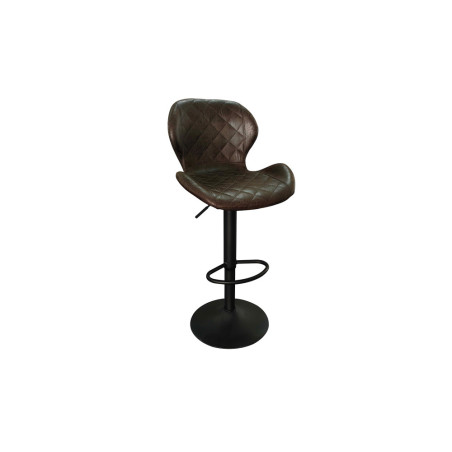 MUSCAT, tabouret de bar hauteur 90-111 cm - simili cuir - hauteur réglable - 2 coloris