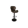 MUSCAT, tabouret de bar hauteur 90-111 cm - simili cuir - hauteur réglable - 2 coloris