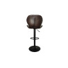 MUSCAT, tabouret de bar hauteur 90-111 cm - simili cuir - hauteur réglable - 2 coloris