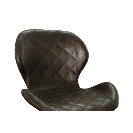 MUSCAT, tabouret de bar hauteur 90-111 cm - simili cuir - hauteur réglable - 2 coloris