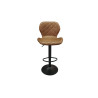 MUSCAT, tabouret de bar hauteur 90-111 cm - simili cuir - hauteur réglable - 2 coloris