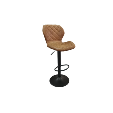 MUSCAT, tabouret de bar hauteur 90-111 cm - simili cuir - hauteur réglable - 2 coloris