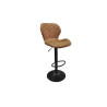 MUSCAT, tabouret de bar hauteur 90-111 cm - simili cuir - hauteur réglable - 2 coloris