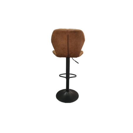 MUSCAT, tabouret de bar hauteur 90-111 cm - simili cuir - hauteur réglable - 2 coloris