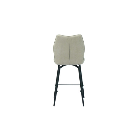 LAURIER, chaise de comptoir hauteur 103 cm - tissu doux - assise pivotante - 5 coloris