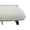 LAURIER, chaise de comptoir hauteur 103 cm - tissu doux - assise pivotante - 5 coloris