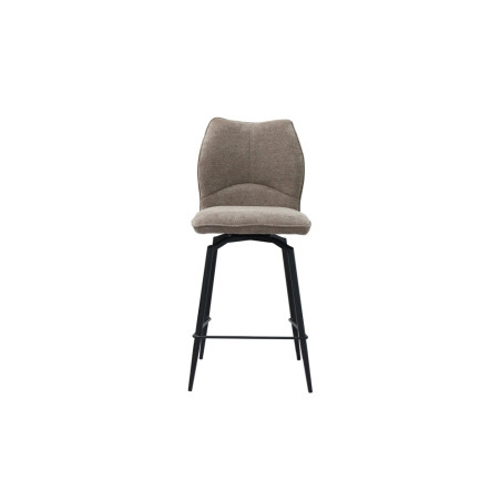 LAURIER, chaise de comptoir hauteur 103 cm - tissu doux - assise pivotante - 5 coloris