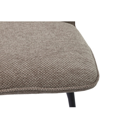 LAURIER, chaise de comptoir hauteur 103 cm - tissu doux - assise pivotante - 5 coloris