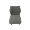 LAURIER, chaise de comptoir hauteur 103 cm - tissu doux - assise pivotante - 5 coloris