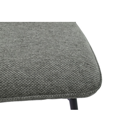 LAURIER, chaise de comptoir hauteur 103 cm - tissu doux - assise pivotante - 5 coloris
