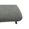 LAURIER, chaise de comptoir hauteur 103 cm - tissu doux - assise pivotante - 5 coloris