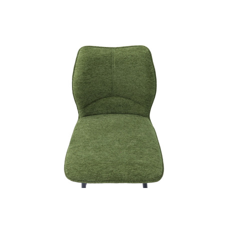 LAURIER, chaise de comptoir hauteur 103 cm - tissu doux - assise pivotante - 5 coloris