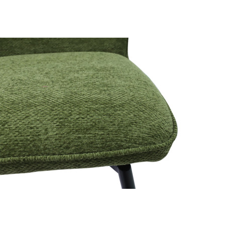 LAURIER, chaise de comptoir hauteur 103 cm - tissu doux - assise pivotante - 5 coloris