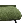 LAURIER, chaise de comptoir hauteur 103 cm - tissu doux - assise pivotante - 5 coloris