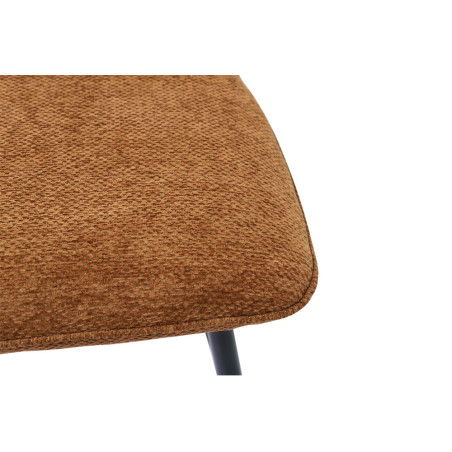 LAURIER, chaise de comptoir hauteur 103 cm - tissu doux - assise pivotante - 5 coloris