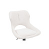 MURIER, chaise de bar hauteur 100-121 cm - tissu doux - hauteur réglable - pieds en métal noir - 7 coloris