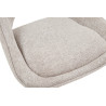 MURIER, chaise de bar hauteur 100-121 cm - tissu doux - hauteur réglable - pieds en métal noir - 7 coloris