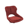 MURIER, chaise de bar hauteur 100-121 cm - tissu doux - hauteur réglable - pieds en métal noir - 7 coloris