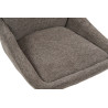 SABLON, chaise de bar hauteur 100-121 cm - tissu doux - assise pivotante - 5 coloris