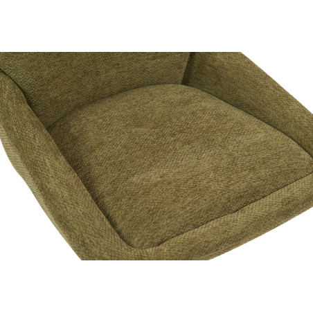 SABLON, chaise de bar hauteur 100-121 cm - tissu doux - assise pivotante - 5 coloris
