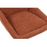 SABLON, chaise de bar hauteur 100-121 cm - tissu doux - assise pivotante - 5 coloris