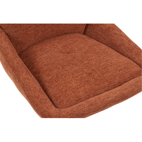 SABLON, chaise de bar hauteur 100-121 cm - tissu doux - assise pivotante - 5 coloris