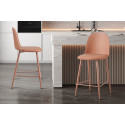 JACARANDA, chaise de comptoir hauteur 100,5 cm - simili cuir - avec repose-pieds - 5 coloris