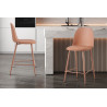 JACARANDA, chaise de comptoir hauteur 100,5 cm - simili cuir - avec repose-pieds - 5 coloris