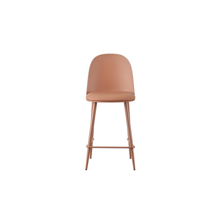 JACARANDA, chaise de comptoir hauteur 100,5 cm - simili cuir - avec repose-pieds - 5 coloris