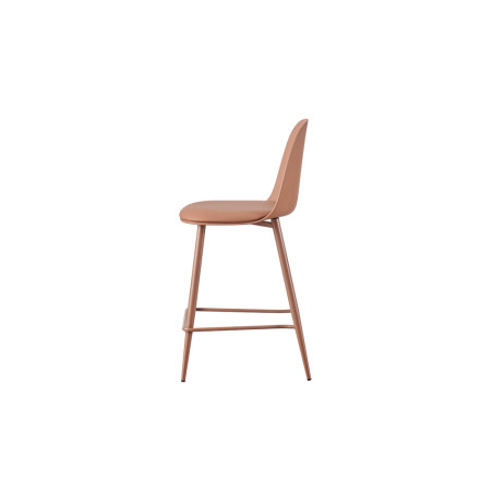 JACARANDA, chaise de comptoir hauteur 100,5 cm - simili cuir - avec repose-pieds - 5 coloris