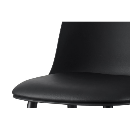 JACARANDA, chaise de comptoir hauteur 100,5 cm - simili cuir - avec repose-pieds - 5 coloris