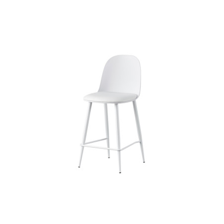 JACARANDA, chaise de comptoir hauteur 100,5 cm - simili cuir - avec repose-pieds - 5 coloris