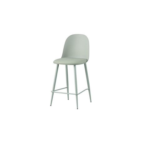 JACARANDA, chaise de comptoir hauteur 100,5 cm - simili cuir - avec repose-pieds - 5 coloris