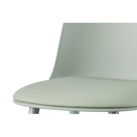 JACARANDA, chaise de comptoir hauteur 100,5 cm - simili cuir - avec repose-pieds - 5 coloris