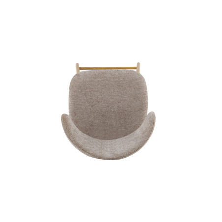COTON, chaise de comptoir hauteur 92 cm - tissu doux - pieds effet bois - 4 coloris