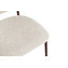 COTON, chaise de comptoir hauteur 92 cm - tissu doux - pieds effet bois - 4 coloris