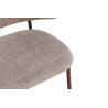 COTON, chaise de comptoir hauteur 92 cm - tissu doux - pieds effet bois - 4 coloris