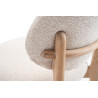 CAMELIA, chaise de comptoir hauteur 94,5 cm - bois massif et tissu - 2 coloris