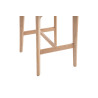 CAMELIA, chaise de comptoir hauteur 94,5 cm - bois massif et tissu - 2 coloris