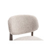 CAMELIA, chaise de comptoir hauteur 94,5 cm - bois massif et tissu - 2 coloris