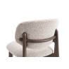 CAMELIA, chaise de comptoir hauteur 94,5 cm - bois massif et tissu - 2 coloris