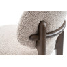 CAMELIA, chaise de comptoir hauteur 94,5 cm - bois massif et tissu - 2 coloris