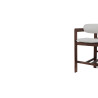 CAMOMILLE, chaise de comptoir hauteur 95 cm - bois massif et tissu - 2 coloris