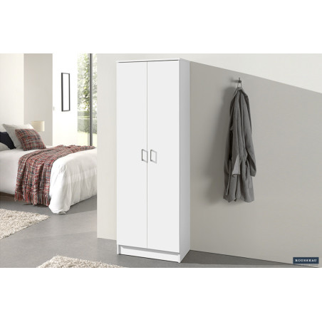 ROSEE, armoire de rangement 60 cm - 2 portes - 3 finitions