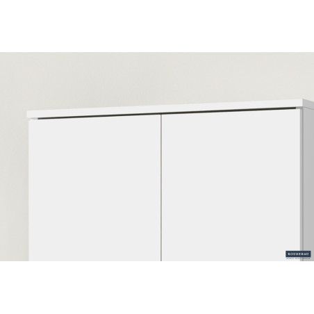 ROSEE, armoire de rangement 60 cm - 2 portes - 3 finitions