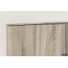 ROSEE, armoire de rangement 60 cm - 2 portes - 3 finitions