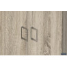 ROSEE, armoire de rangement 60 cm - 2 portes - 3 finitions
