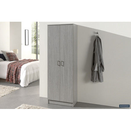 ROSEE, armoire de rangement 60 cm - 2 portes - 3 finitions